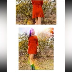 Red H&M dress in extra small